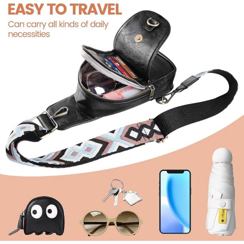 1PC Women's Small Shoulder Bag - Sling Backpack Shoulder บทวิจารณ์และราคา