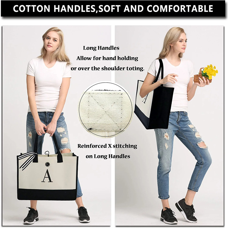 Tote Bag Fashion Canvas Totes  - Canvas Backpack Casual บทวิจารณ์และราคา