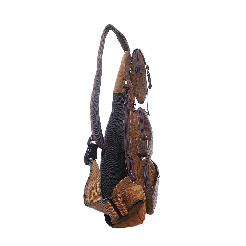 Men Cross Body Backpack Sling  - Sling Backpack Shoulder บทวิจารณ์และราคา