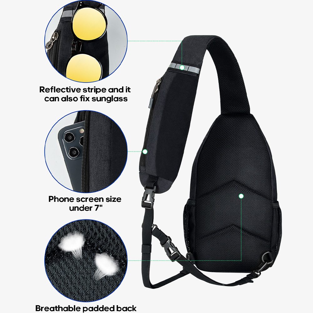 WATERFLY Crossbody Sling Bag C - Sling Backpack Shoulder บทวิจารณ์และราคา