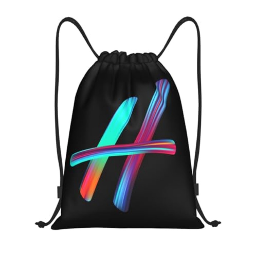 Drawstring Bags Initial Drawst - Drawstring Gym Bag บทวิจารณ์และราคา