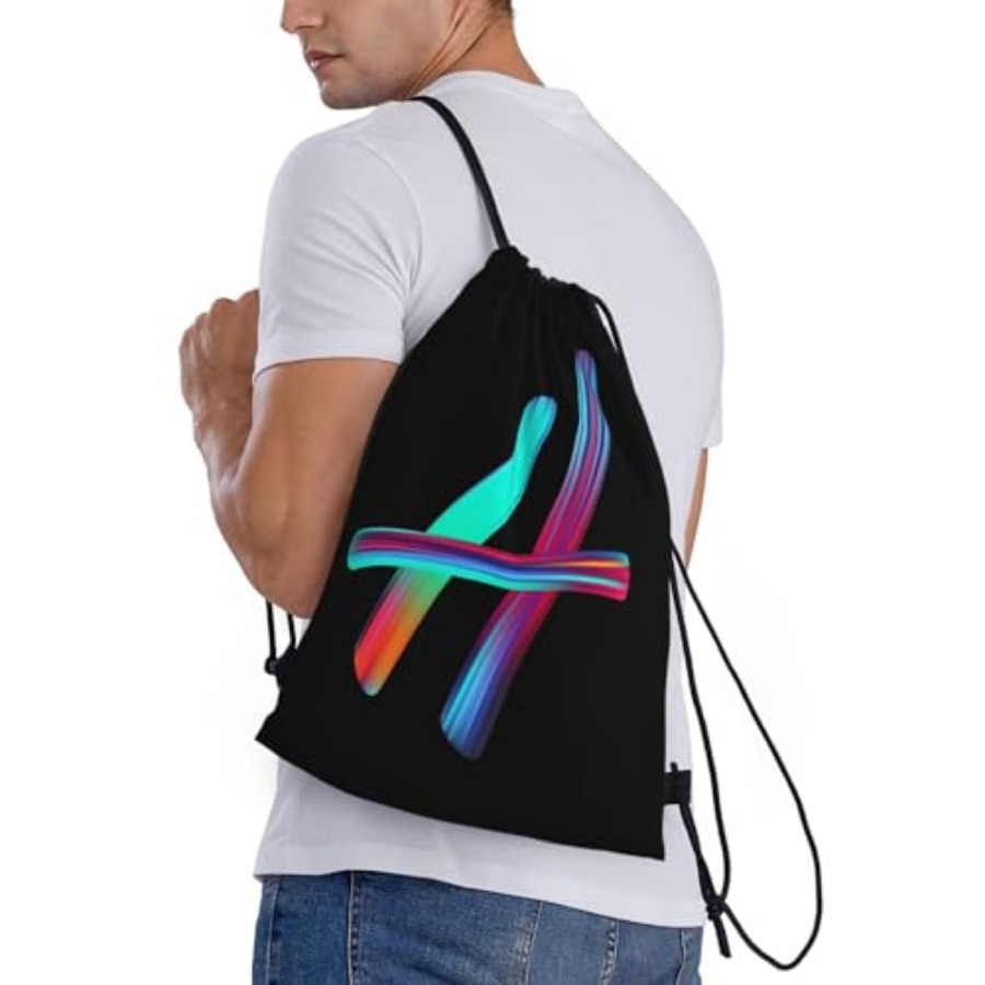 Drawstring Bags Initial Drawst - Drawstring Gym Bag บทวิจารณ์และราคา