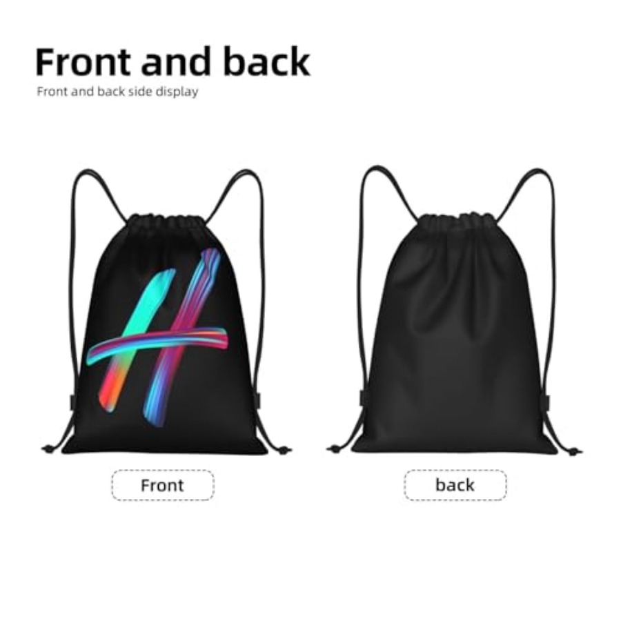 Drawstring Bags Initial Drawst - Drawstring Gym Bag บทวิจารณ์และราคา