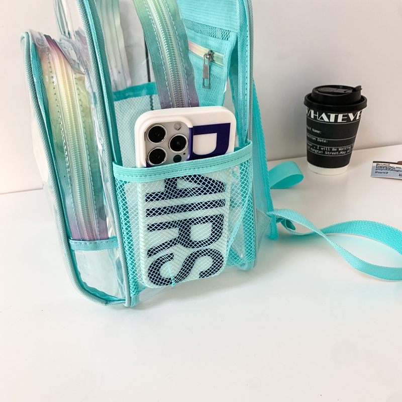 PVC Transparent Zipper Large C - Fashion Backpack Women บทวิจารณ์และราคา