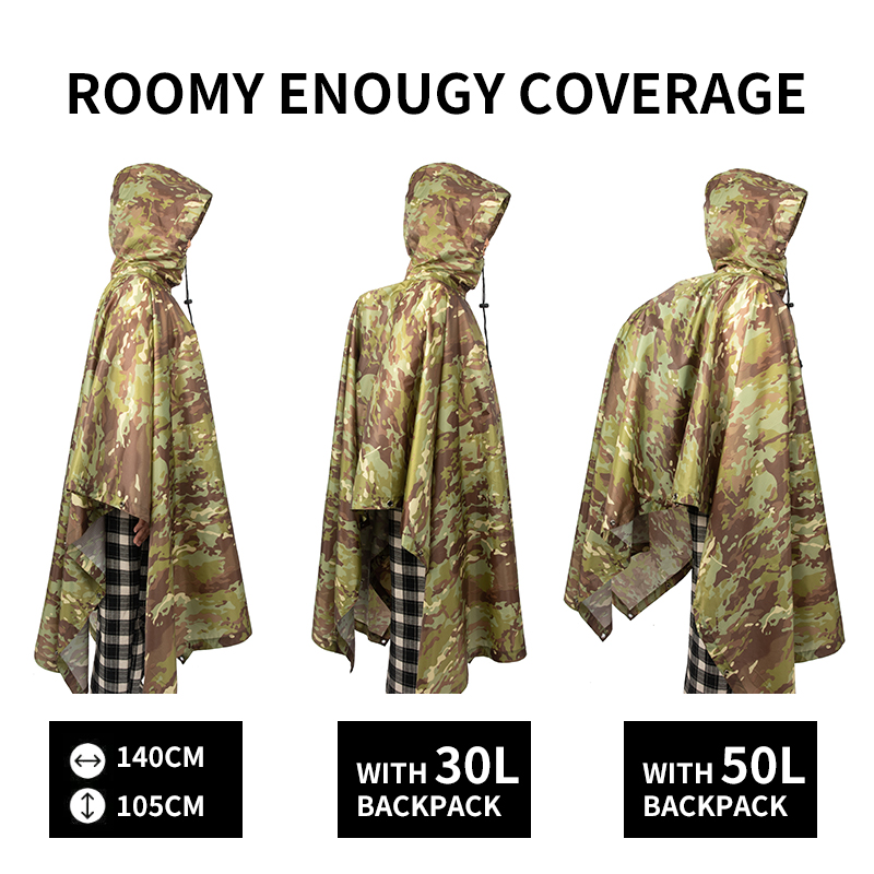 Lmpermeable Raincoats Women/Me - Rain Cover Backpack บทวิจารณ์และราคา