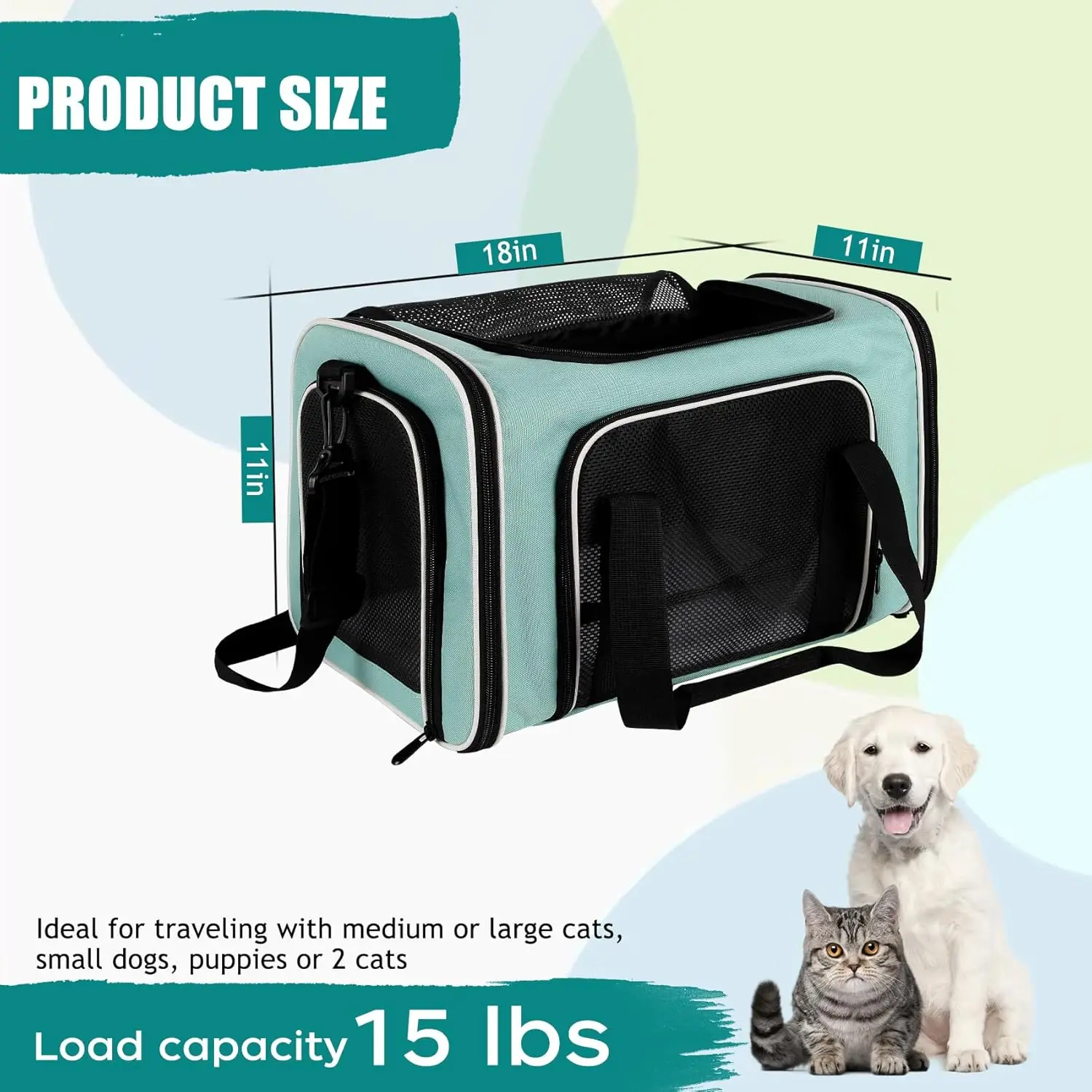 Cat, Dog Carrier for Small Med - Foldable Backpack Small บทวิจารณ์และราคา
