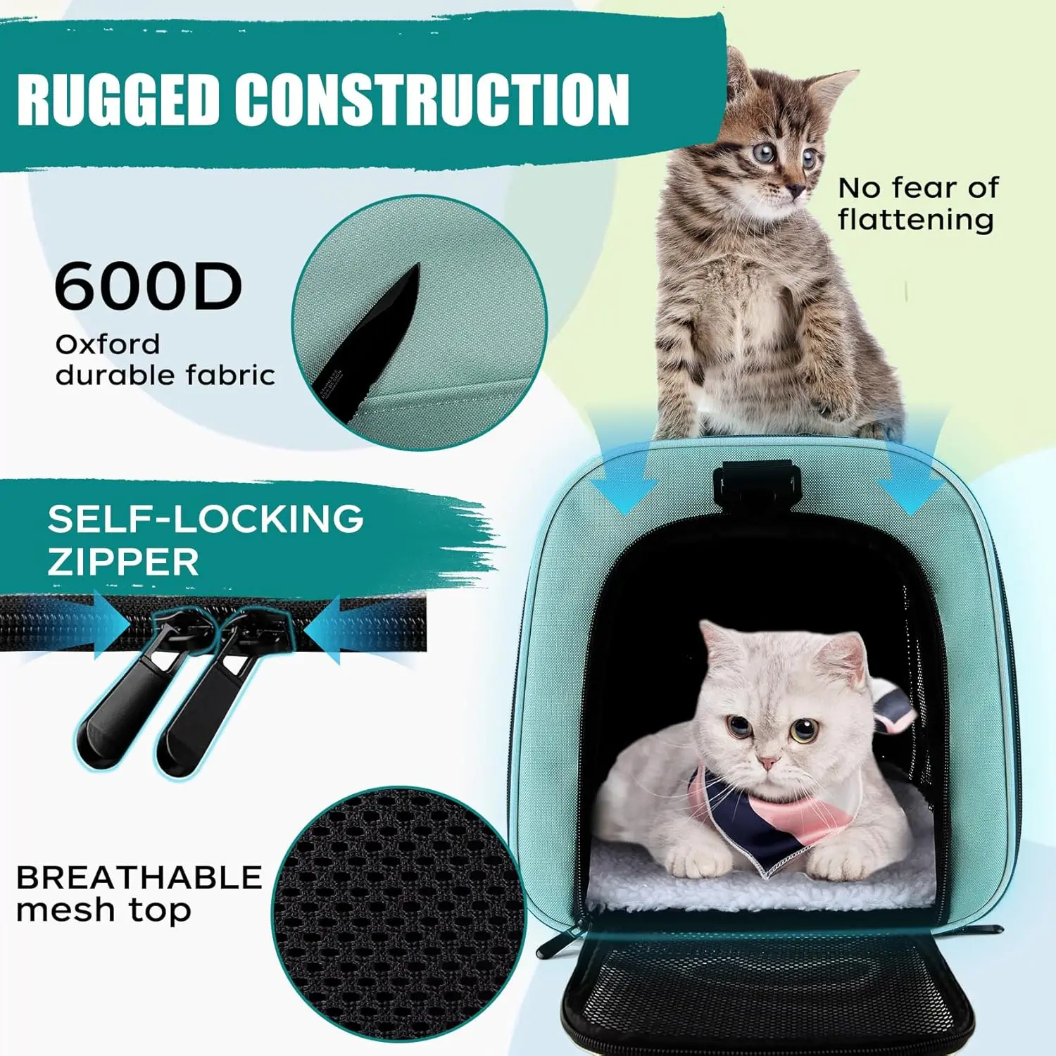Cat, Dog Carrier for Small Med - Foldable Backpack Small บทวิจารณ์และราคา