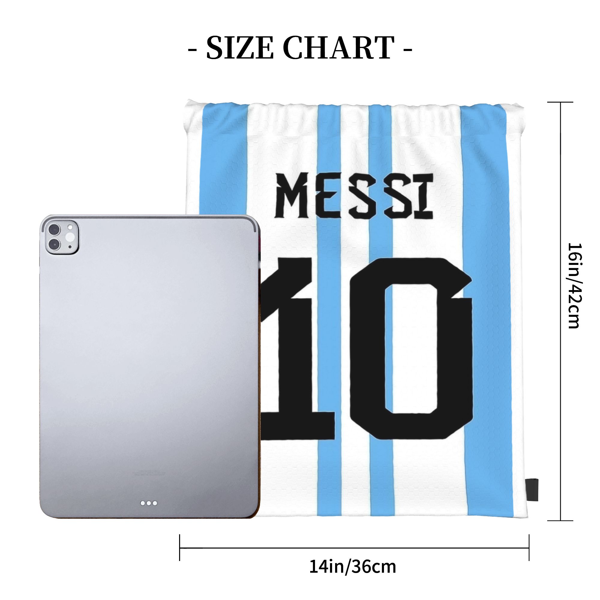 Messis 10 Soccer Football Draw - Drawstring Gym Bag บทวิจารณ์และราคา