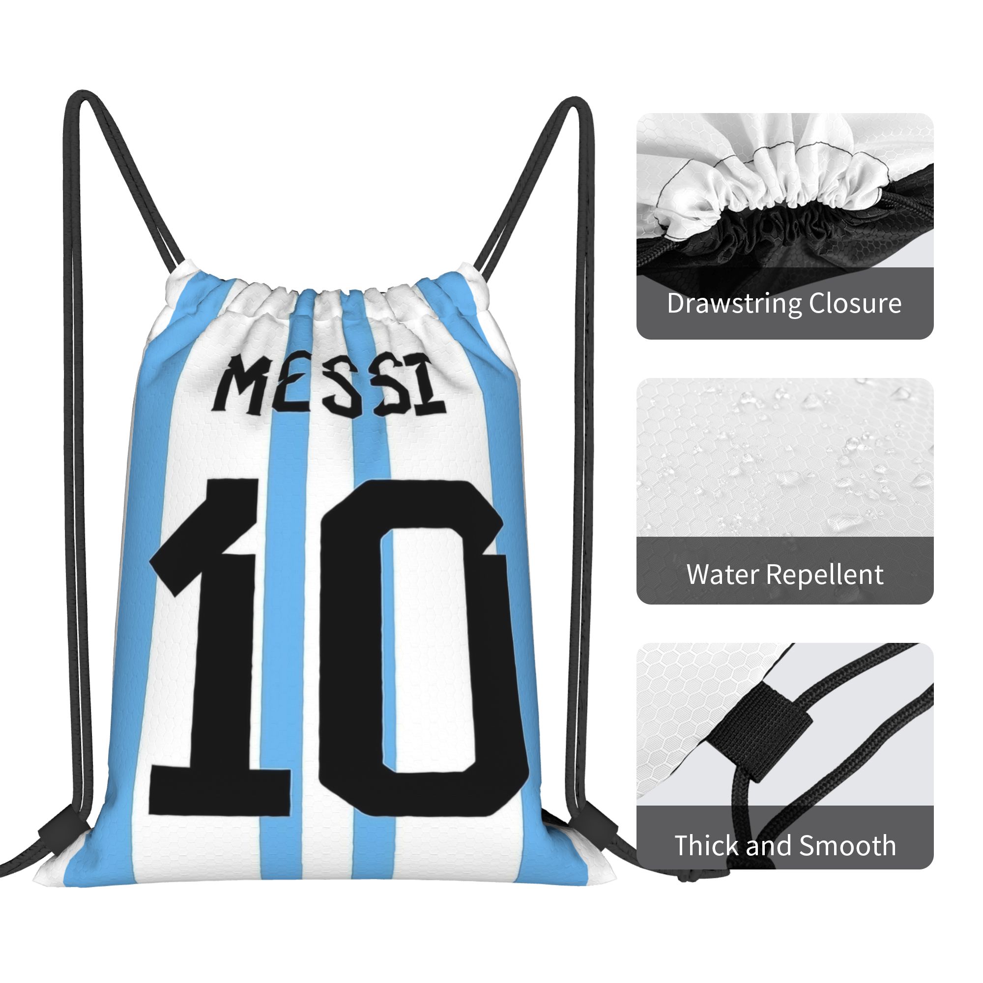 Messis 10 Soccer Football Draw - Drawstring Gym Bag บทวิจารณ์และราคา