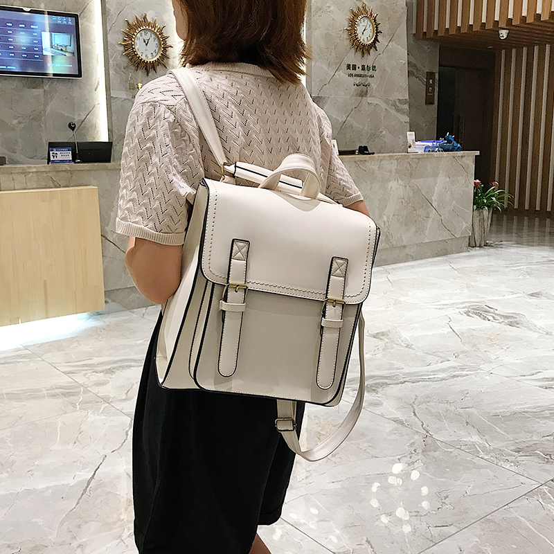 Vintage Backpack Female Pu Lea - Leather Backpack Vintage บทวิจารณ์และราคา