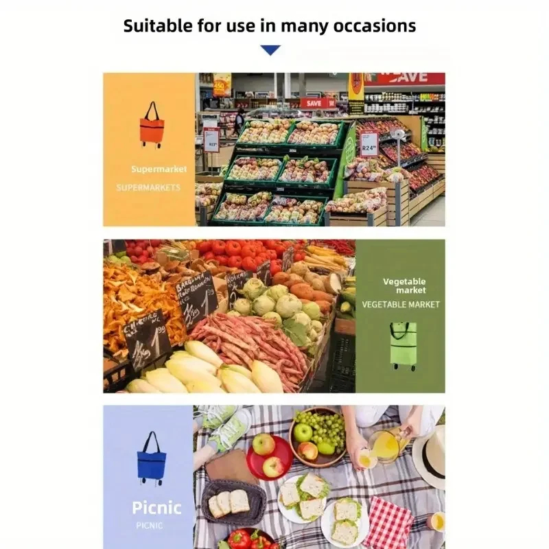 Foldable Portable Shopping Car - Foldable Backpack Small บทวิจารณ์และราคา