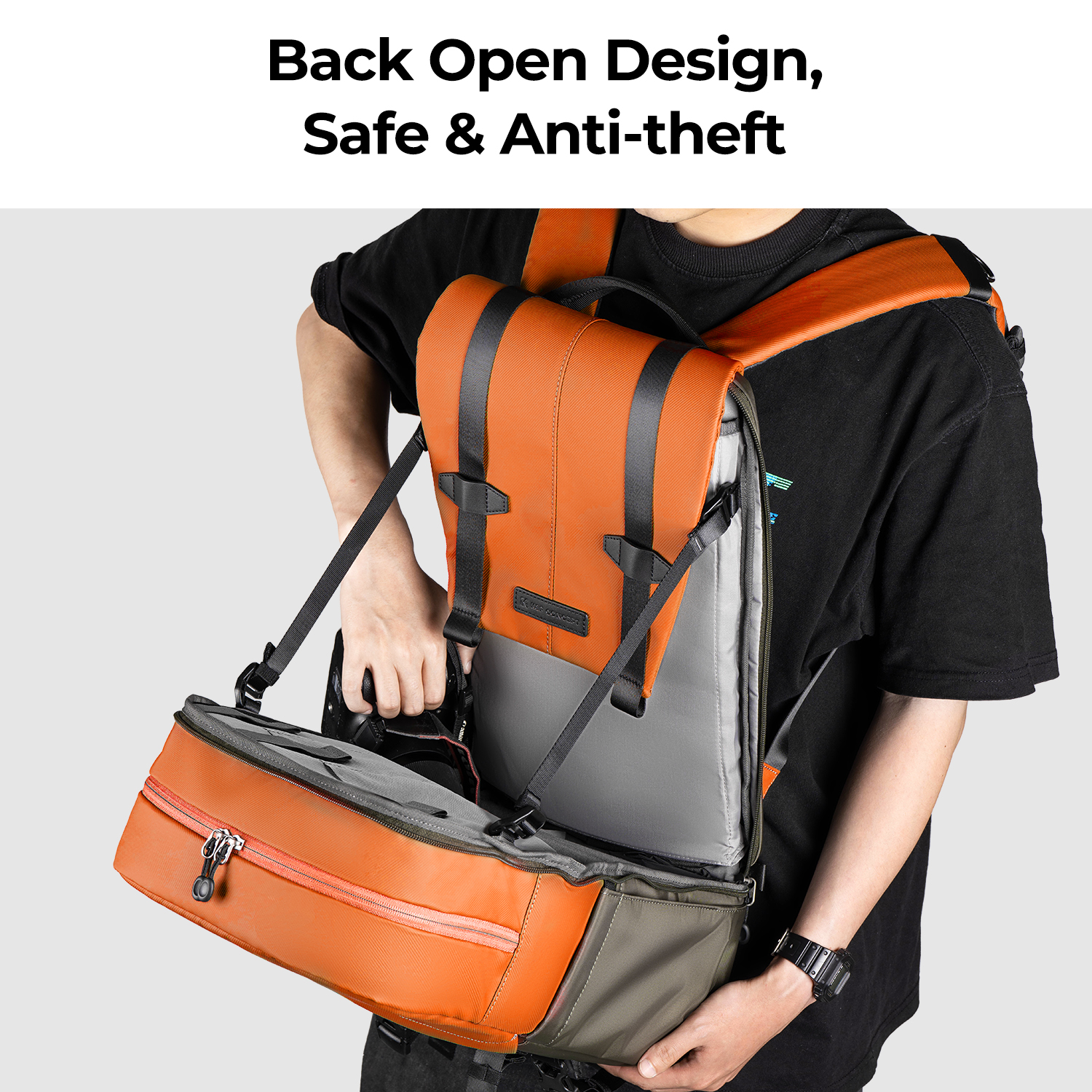 K&F CONCEPT Camera Backpack Tr - Laptop Backpack 15.6 บทวิจารณ์และราคา