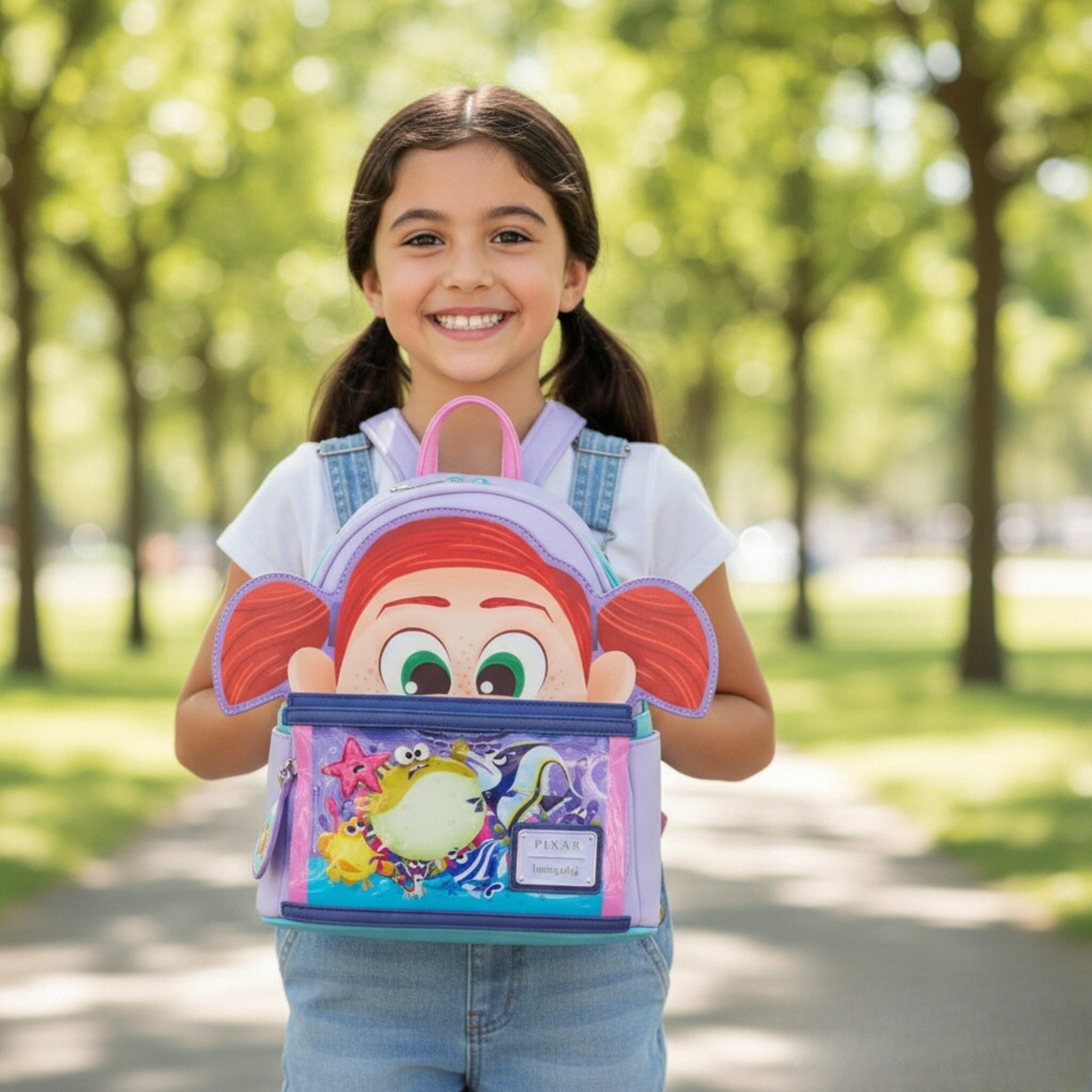 Moments Finding Nemo Darla Fis - Fashion Backpack Women บทวิจารณ์และราคา