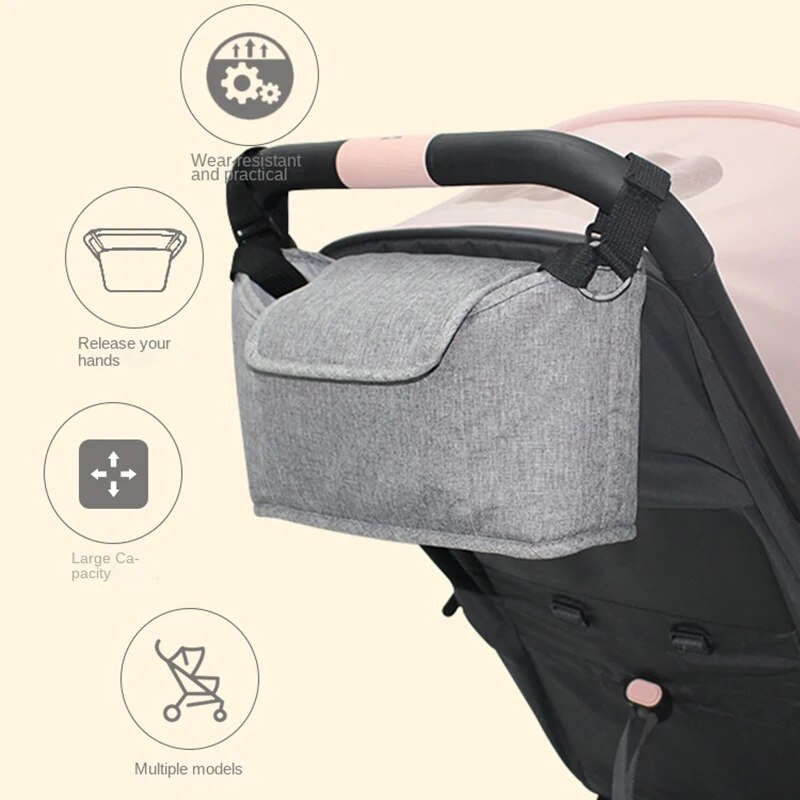 Baby Stroller Hanging Bags Mom - Backpack Diaper Bag บทวิจารณ์และราคา