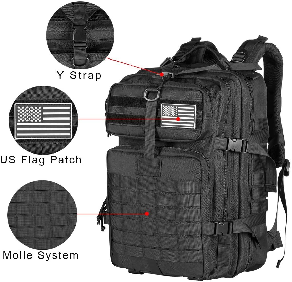 AA 60L Army Military Tactical  - Urban Backpack Tactical บทวิจารณ์และราคา