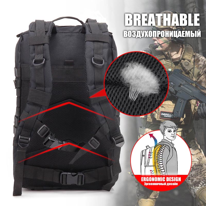 AA 60L Army Military Tactical  - Urban Backpack Tactical บทวิจารณ์และราคา