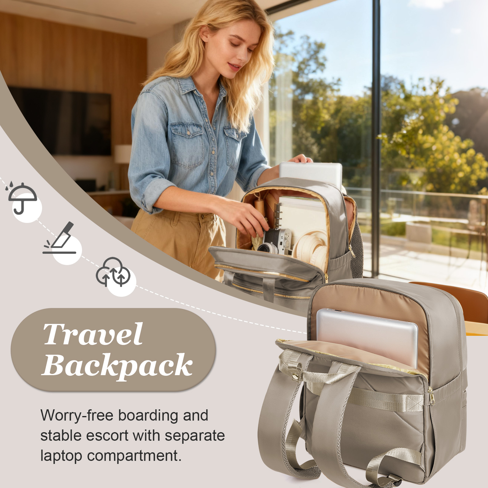 Ryanair 40x30x20 Travel Backpa - Fashion Backpack Women บทวิจารณ์และราคา