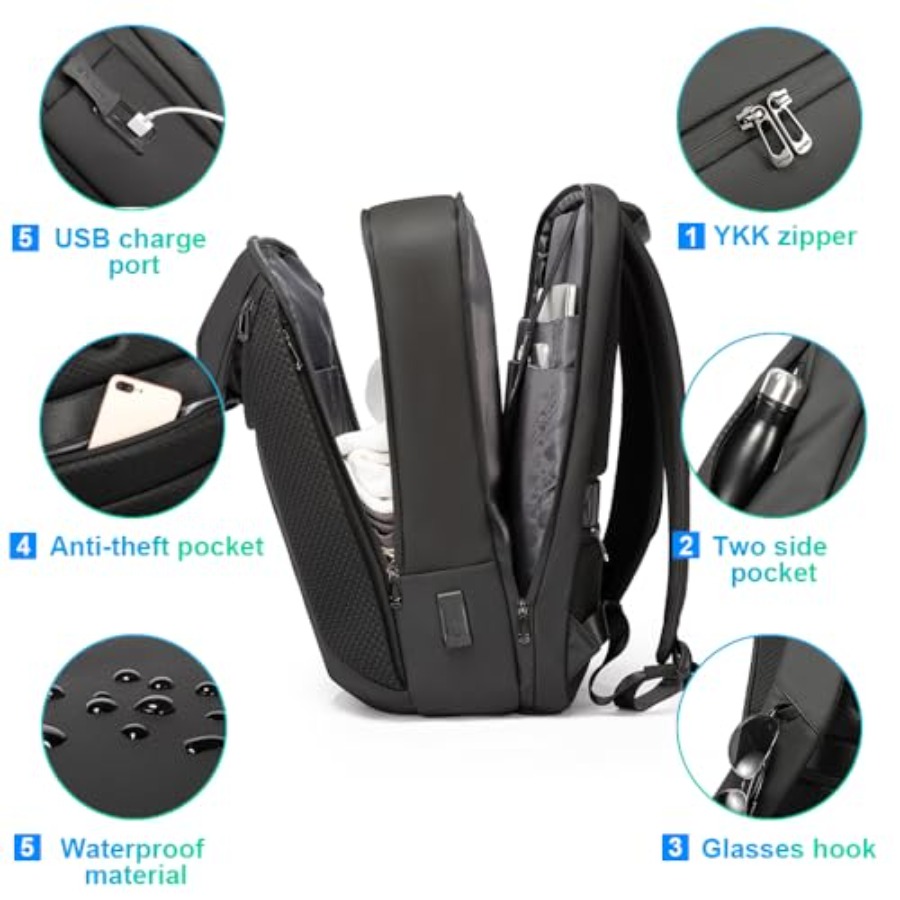 Smart Business Laptop Backpack - Laptop Backpack 15.6 บทวิจารณ์และราคา