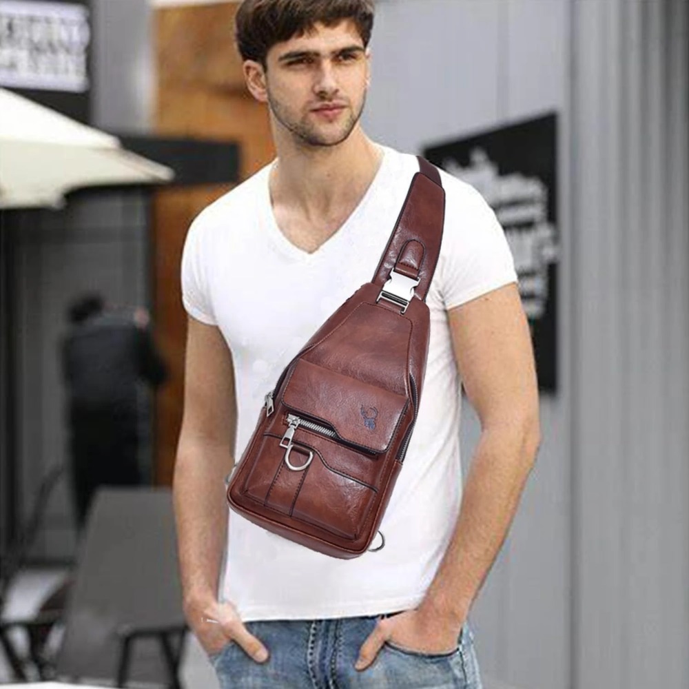 Sling Bag for Men Crossbody Ch - Sling Backpack Shoulder บทวิจารณ์และราคา