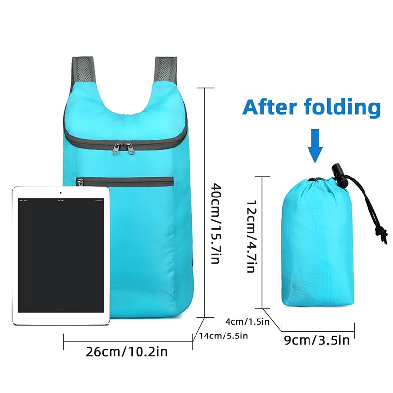 Men's and Women's Outdoor Spor - Foldable Backpack Small บทวิจารณ์และราคา