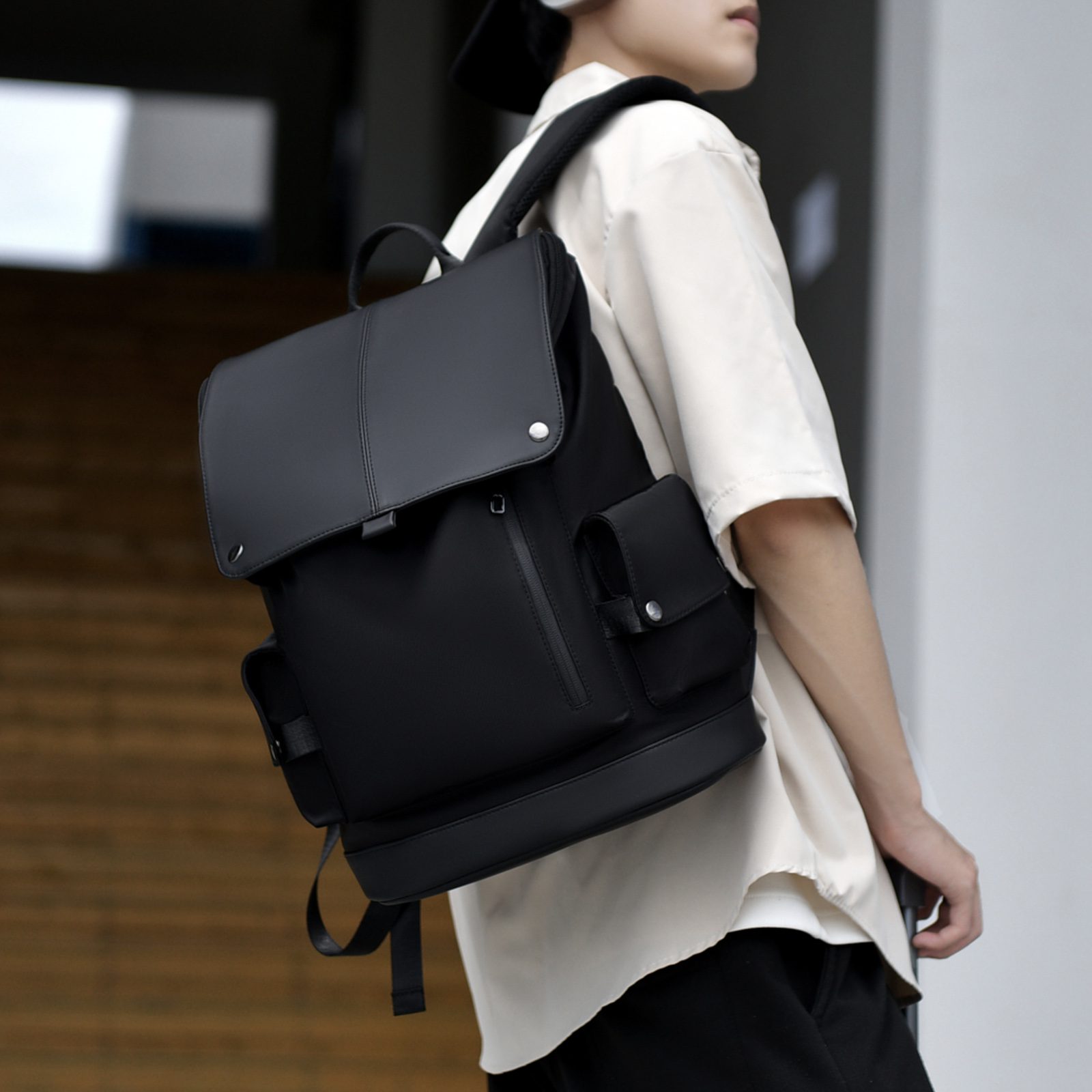 15.6in Laptop Backpack Oxford  - Hiking Backpack Waterproof บทวิจารณ์และราคา
