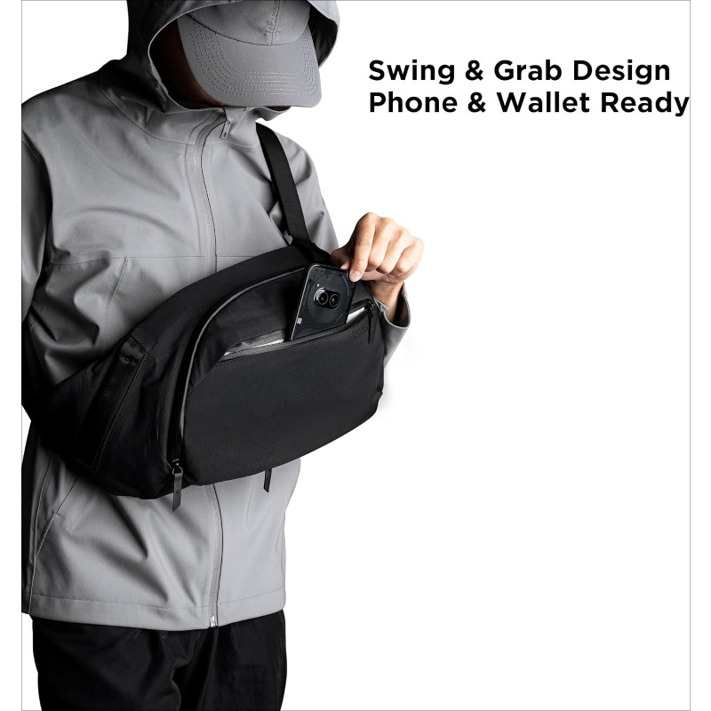 Right Shoulder Chest bag  7.5L - Sling Backpack Shoulder บทวิจารณ์และราคา