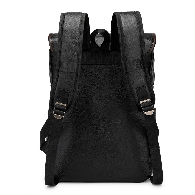 Vintage Leather Laptop Backpac - Business Backpack Brief บทวิจารณ์และราคา