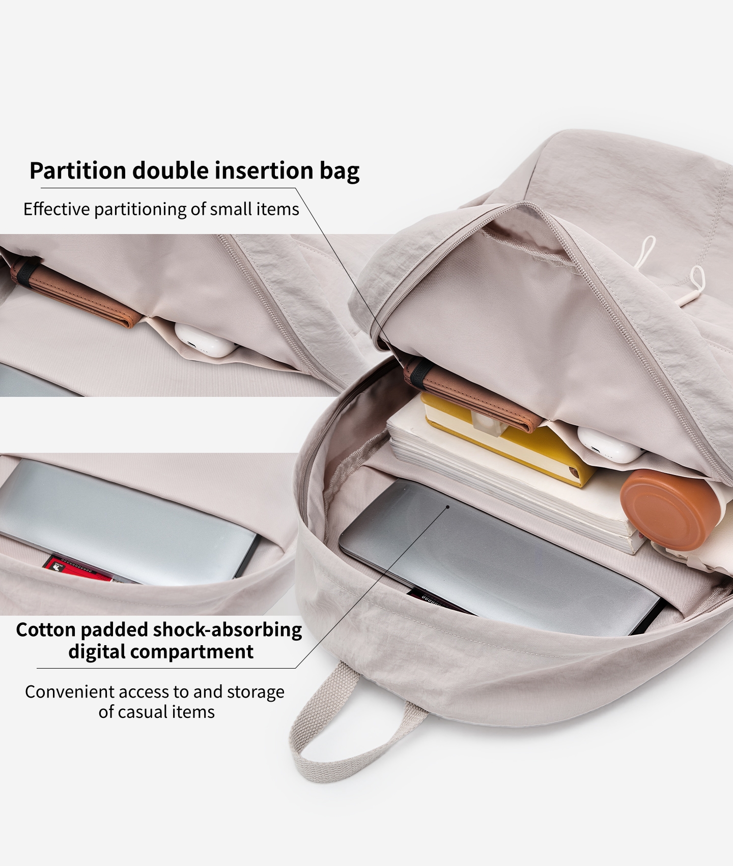 OIWAS Ultra Lightweight and St - Canvas Backpack Casual บทวิจารณ์และราคา