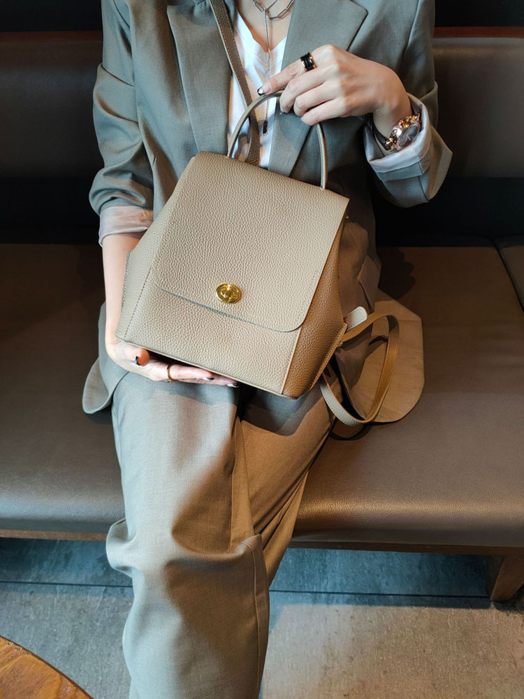 Genuine Leather Backpack Women - Leather Backpack Vintage บทวิจารณ์และราคา