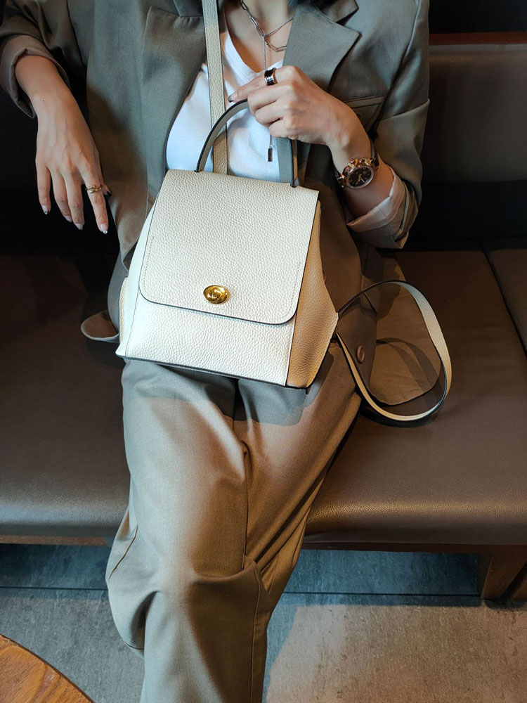 Genuine Leather Backpack Women - Leather Backpack Vintage บทวิจารณ์และราคา