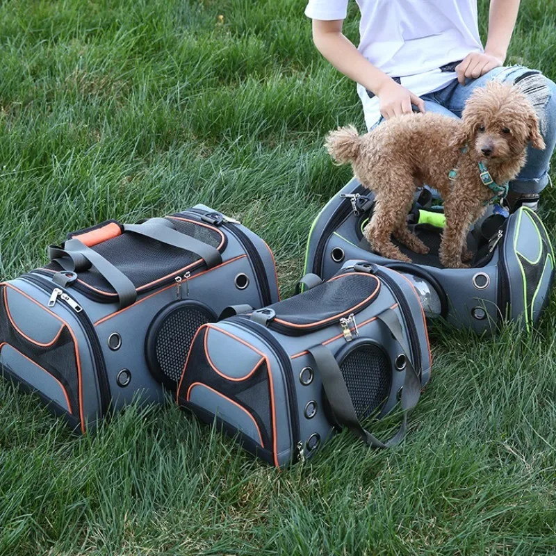 Foldable Pet Carrier Bag Solid - Foldable Backpack Small บทวิจารณ์และราคา