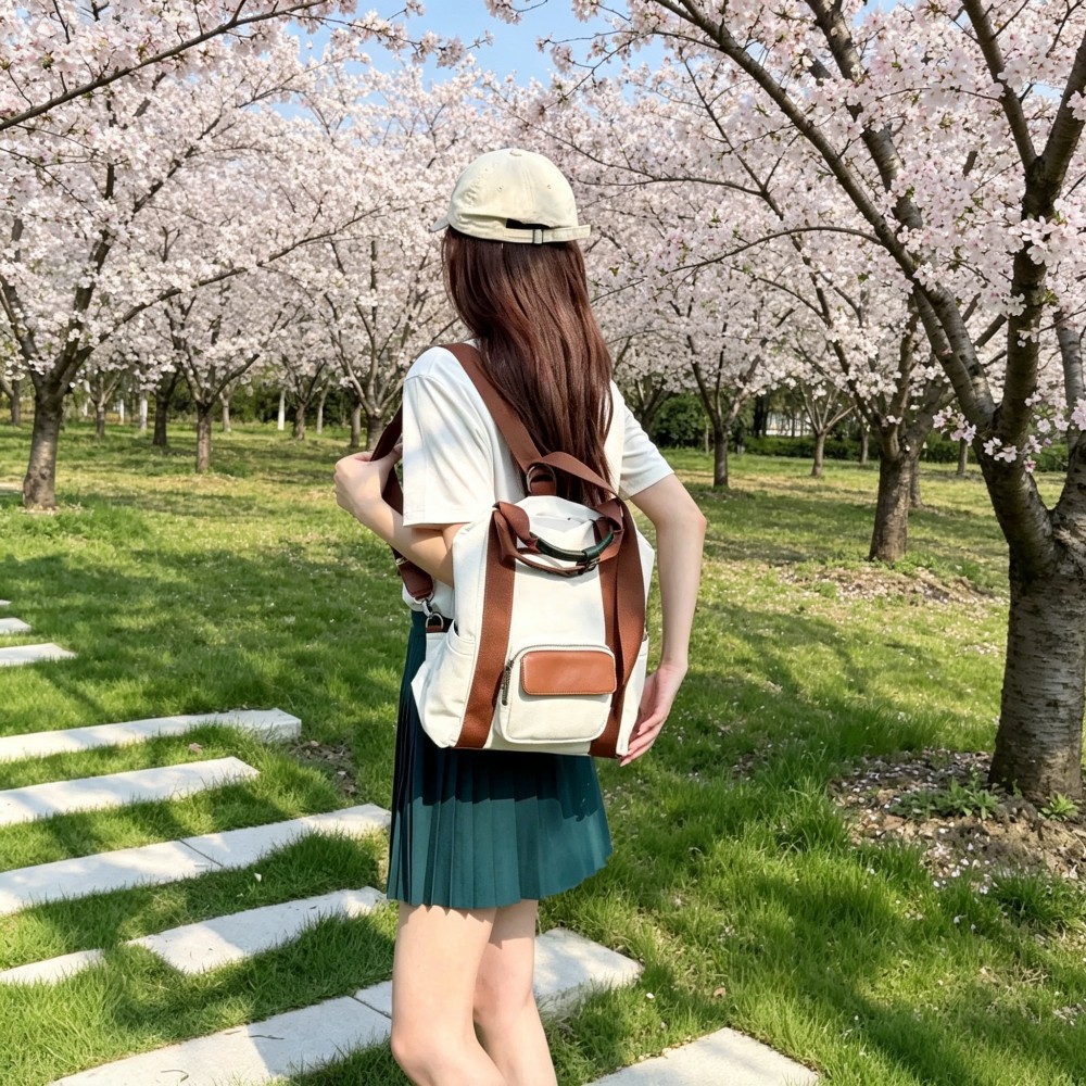 New Fashion Unisex Golf Garmen - Canvas Backpack Casual บทวิจารณ์และราคา