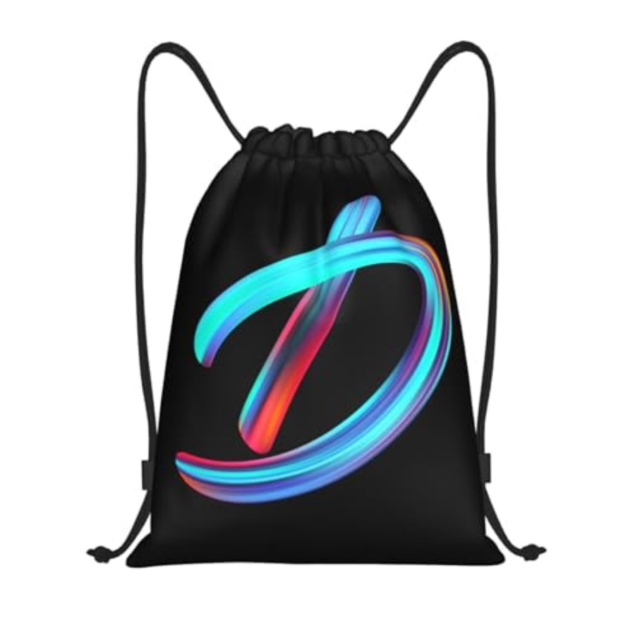 Drawstring Bags Initial Drawst - Drawstring Gym Bag บทวิจารณ์และราคา