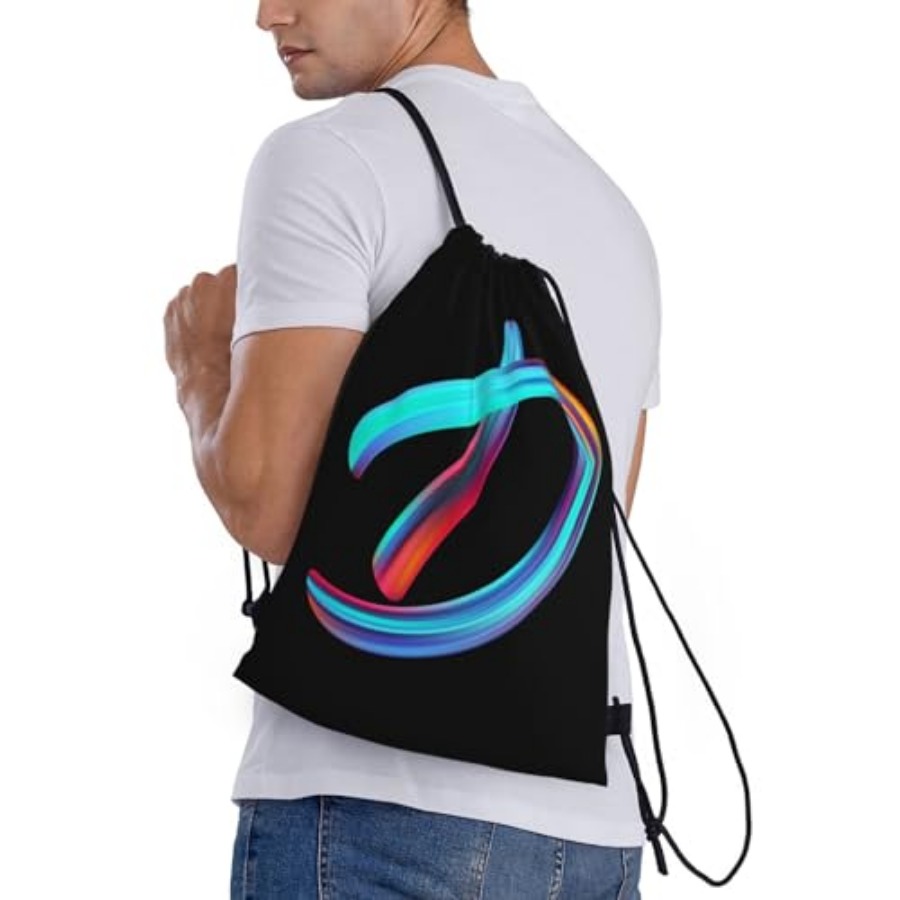 Drawstring Bags Initial Drawst - Drawstring Gym Bag บทวิจารณ์และราคา